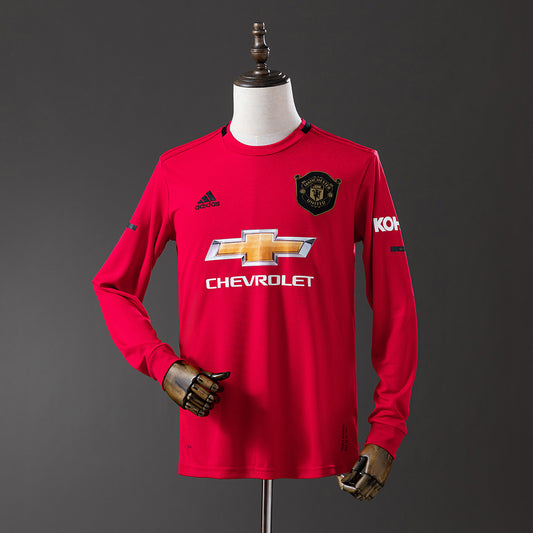 Manchester United retro 2019/20 Home Manga Larga