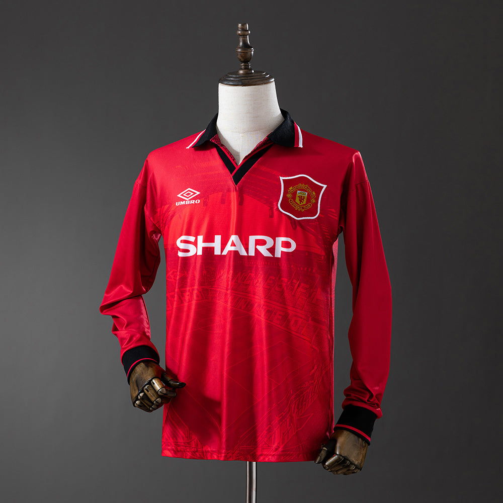 Manchester United retro 1994/96 Home Manga Larga