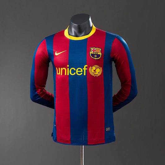 Fútbol Club Barcelona retro 2010/11 Home Manga Larga