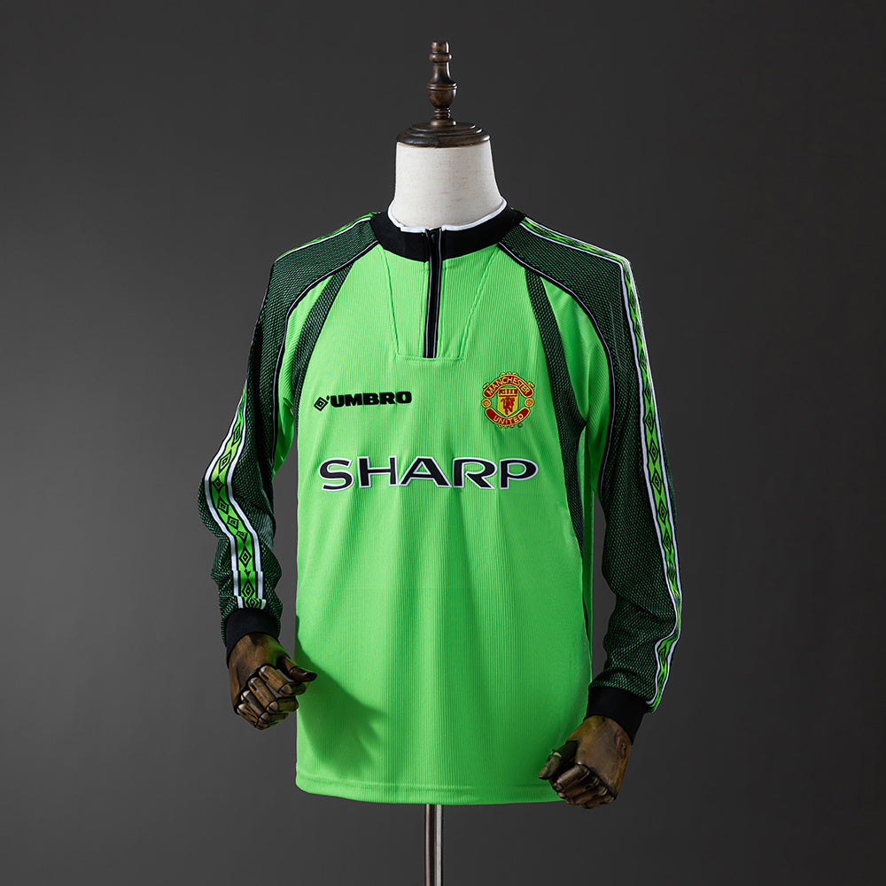 Manchester United retro 1998/99 Portero Manga Larga