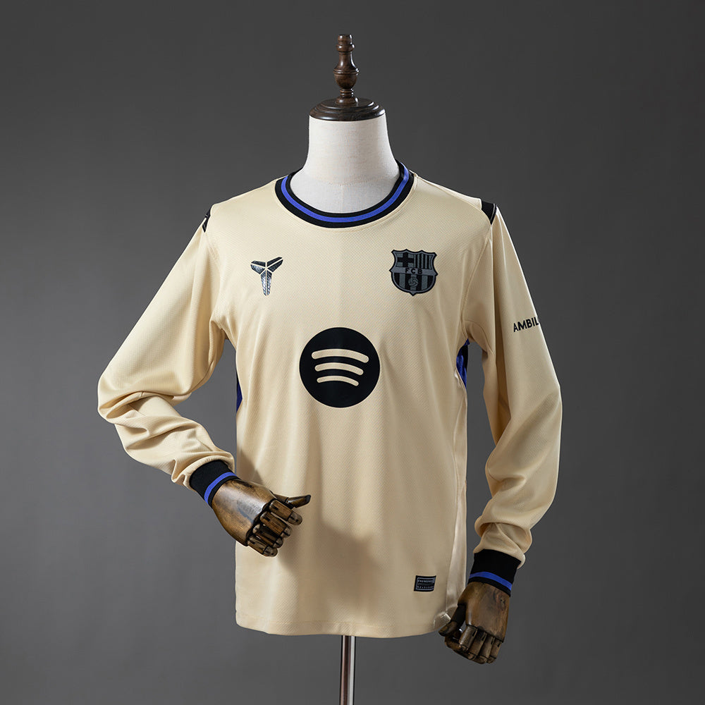 Fútbol Club Barcelona 2025/26 Away Manga Larga Fan Version