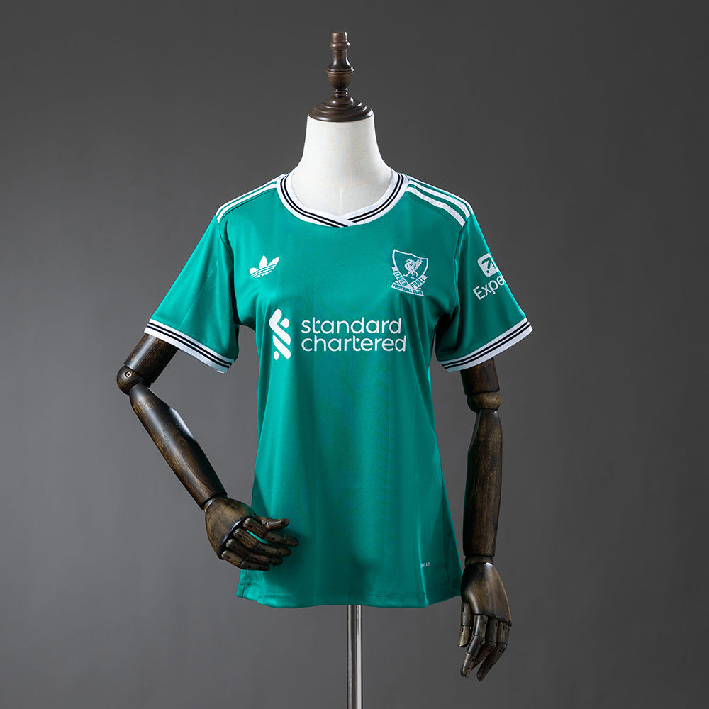 Liverpool 2025/26 Away Femenina Fan Version