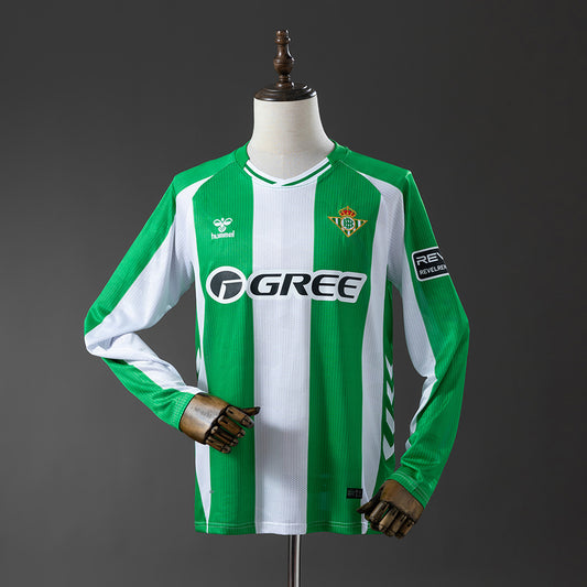 Real Betis 2025/26 Home Fan version manga larga
