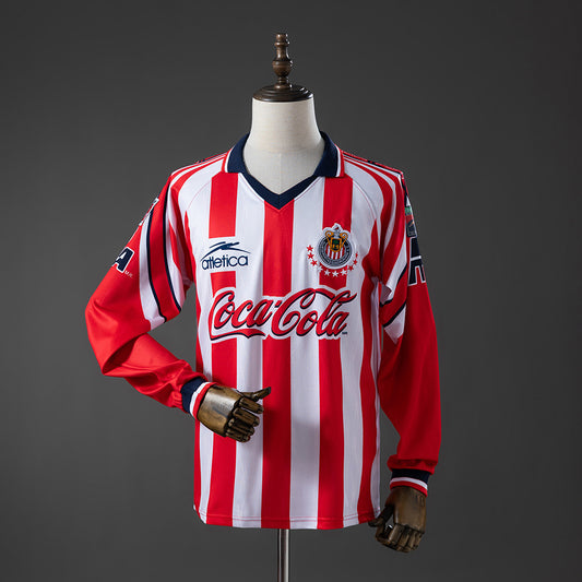 Guadalajara 1998/99 Home Retro Manga Larga